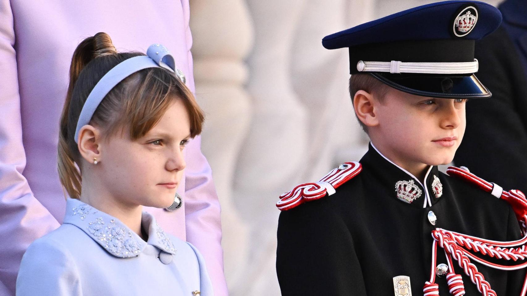 Jacques y Gabriella de Mónaco en el Día Nacional del Principado.