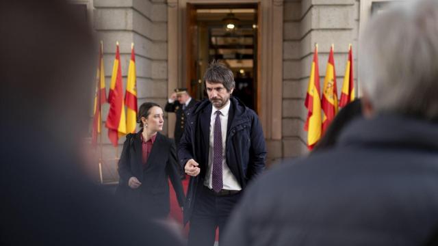 El ministro de Cultura, Ernest Urtasun, tras el acto institucional por el Día de la Constitución.