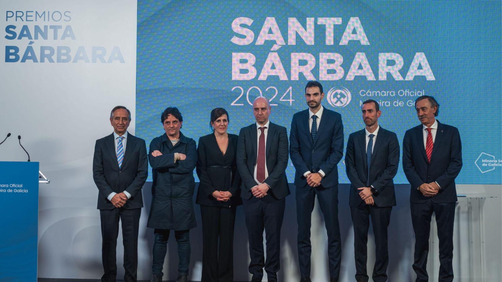 La Cámara Oficial Mineira de Galicia entrega los Premios Santa Bárbara.