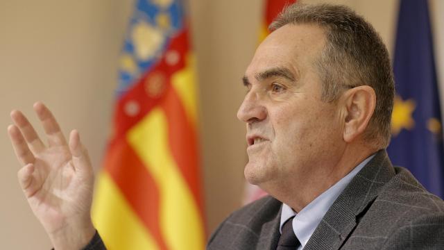 El vicepresidente segundo, Francisco José Gan Pampols, durante su primera rueda de prensa, imagen de archivo. Efe / Manuel Bruque