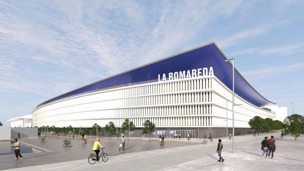 Imagen exterior de la Nueva Romareda.