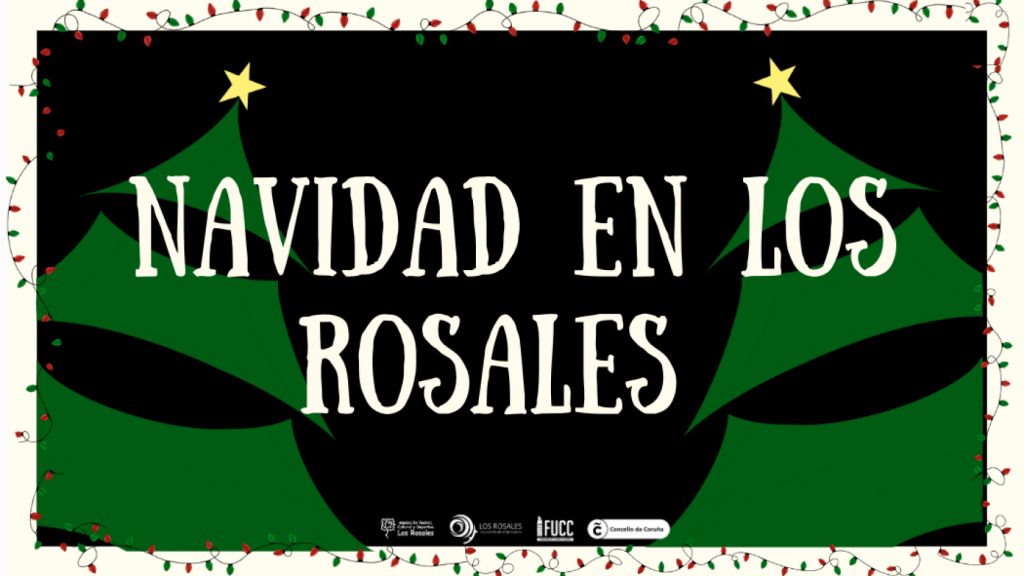 Anuncio mercadillo Navideño Los Rosales en A Coruña.