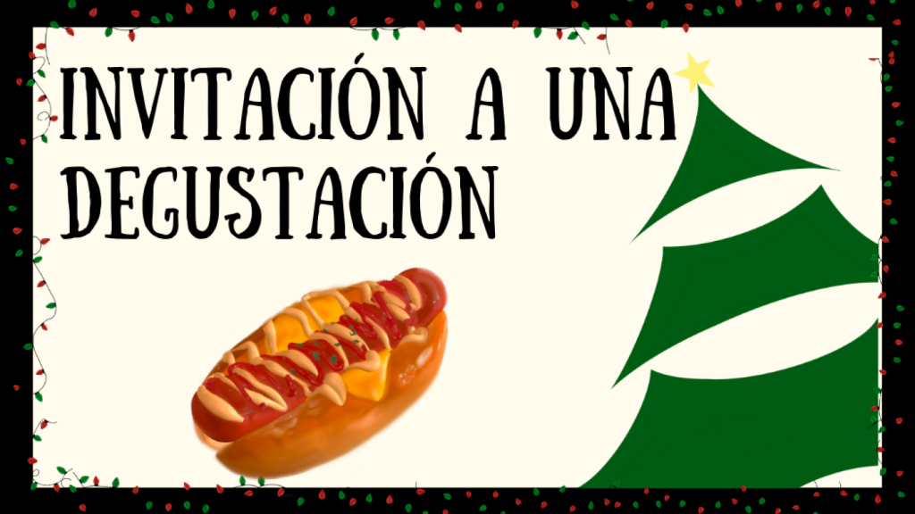 Invitación a una degustación en el mercadillo navideño de Los Rosales.