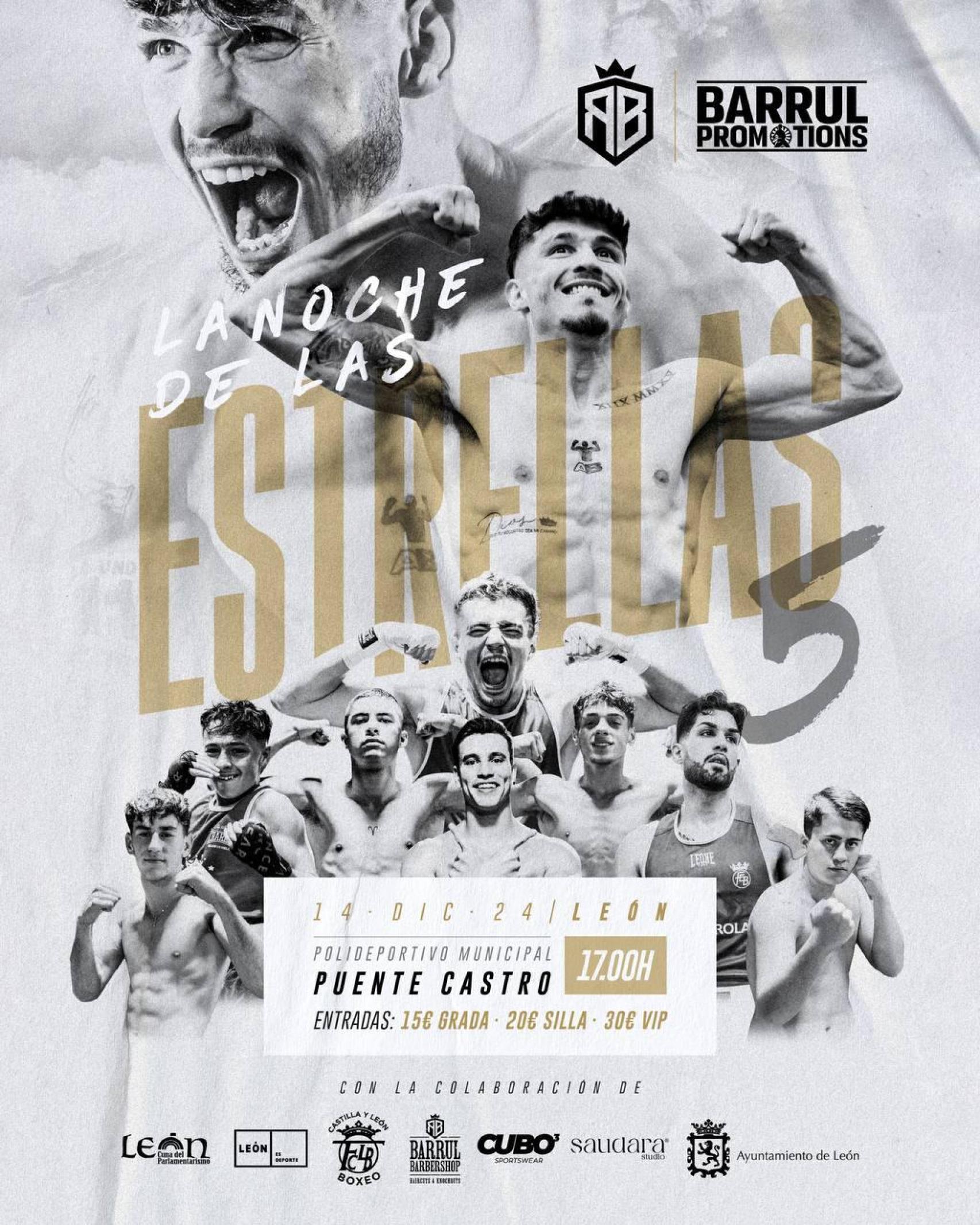 Cartel de la velada 'La noche de las estrellas 5'