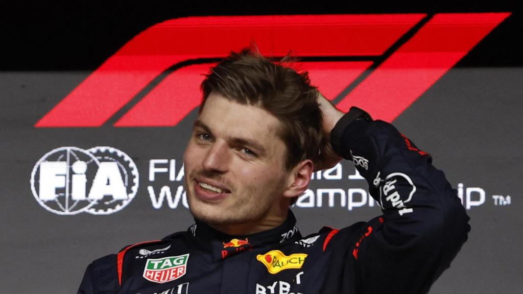 Max Verstappen celebra su victoria en el Gran Premio de Qatar de F1 2024