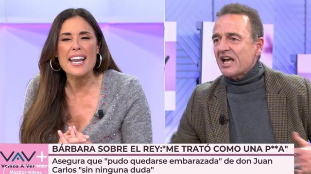 Isabel Rábago y Alessandro Lequio han protagonizado una fuerte discusión en 'Vamos a ver'.