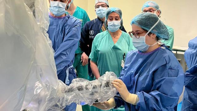 Cirugía con el robot ‘Da Vinci’ en el hospital Clínico de Valladolid