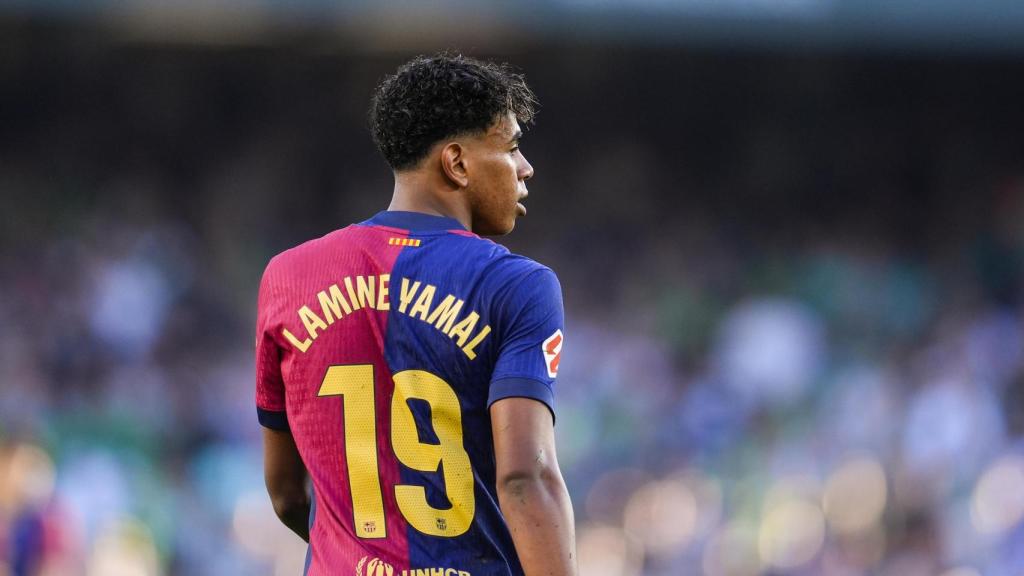 Lamine Yamal, con el FC Barcelona