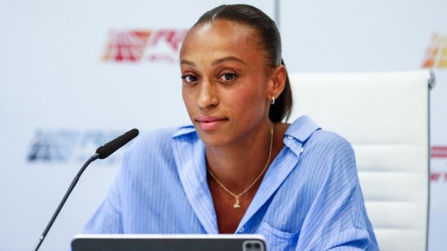 Ana Peleteiro, durante una rueda de prensa