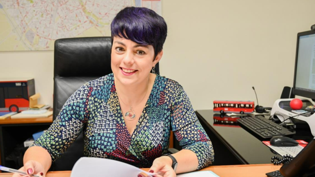 La secretaria general de Transporte Terrestre, Marta Serrano, en una imagen de archivo.