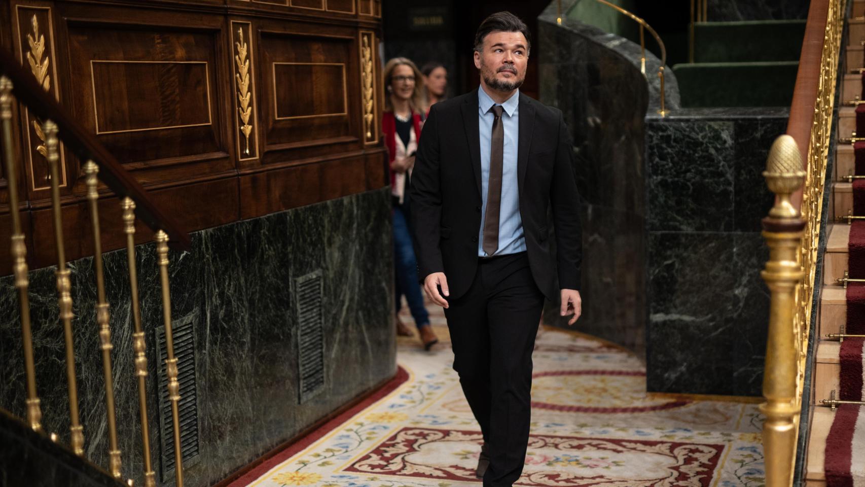 El portavoz de ERC en el Congreso, Gabriel Rufián.