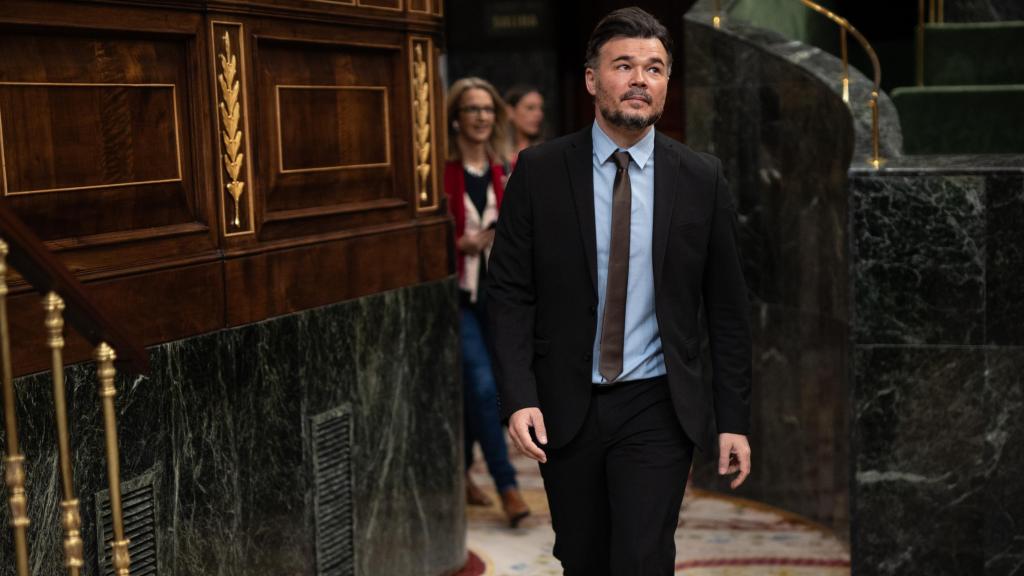 El portavoz de ERC en el Congreso, Gabriel Rufián.