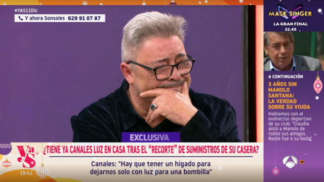 Alfonso Canales durante el programa.