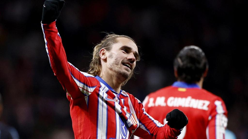 Griezmann celebra su gol contra el Slovan Bratislava.