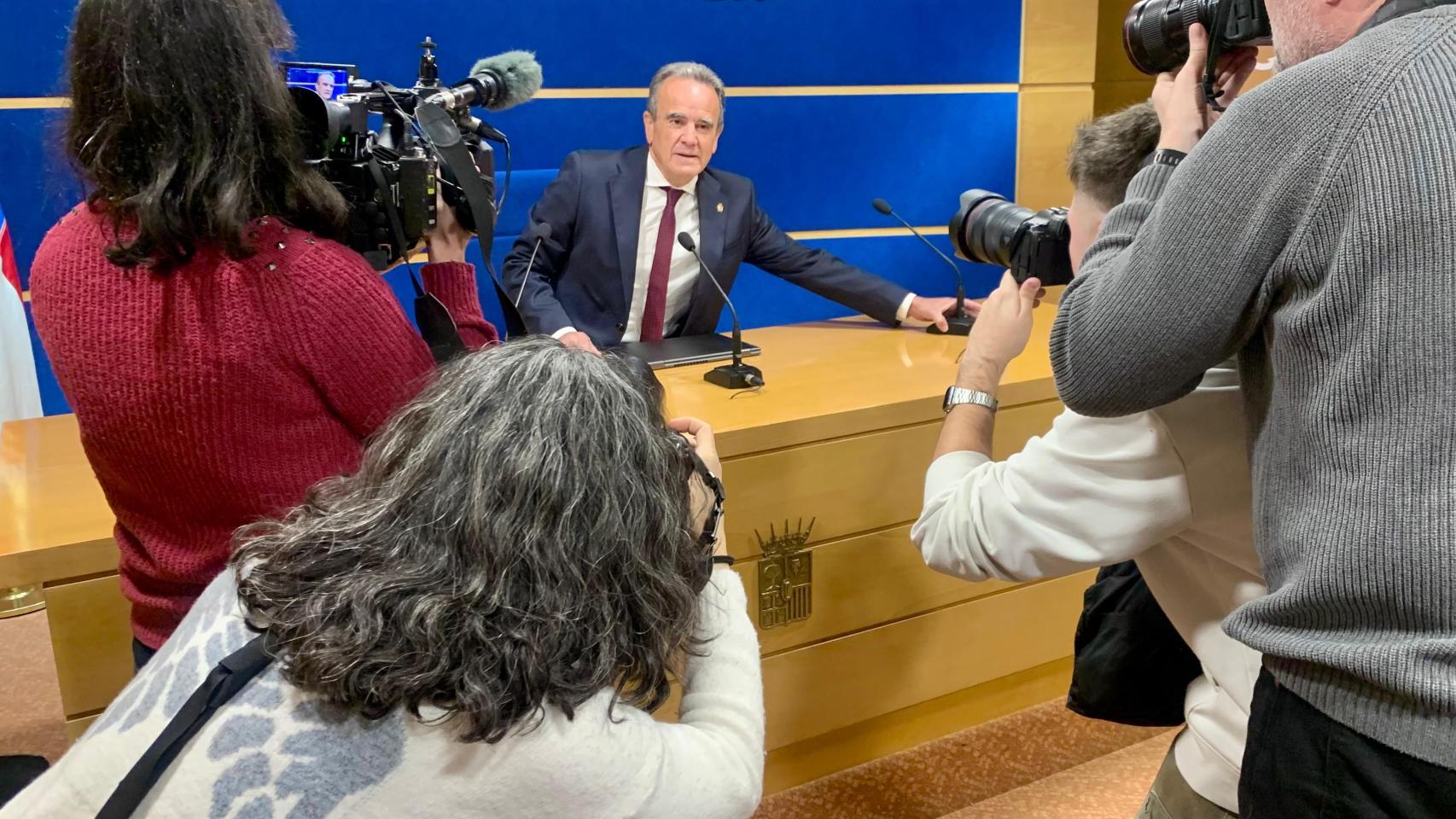 Sánchez Quero, este miércoles en la sede de la DPZ.