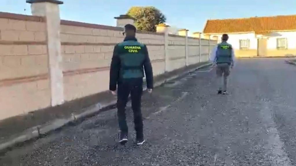 La Guardia Civil en la zona donde han ocurrido los hechos