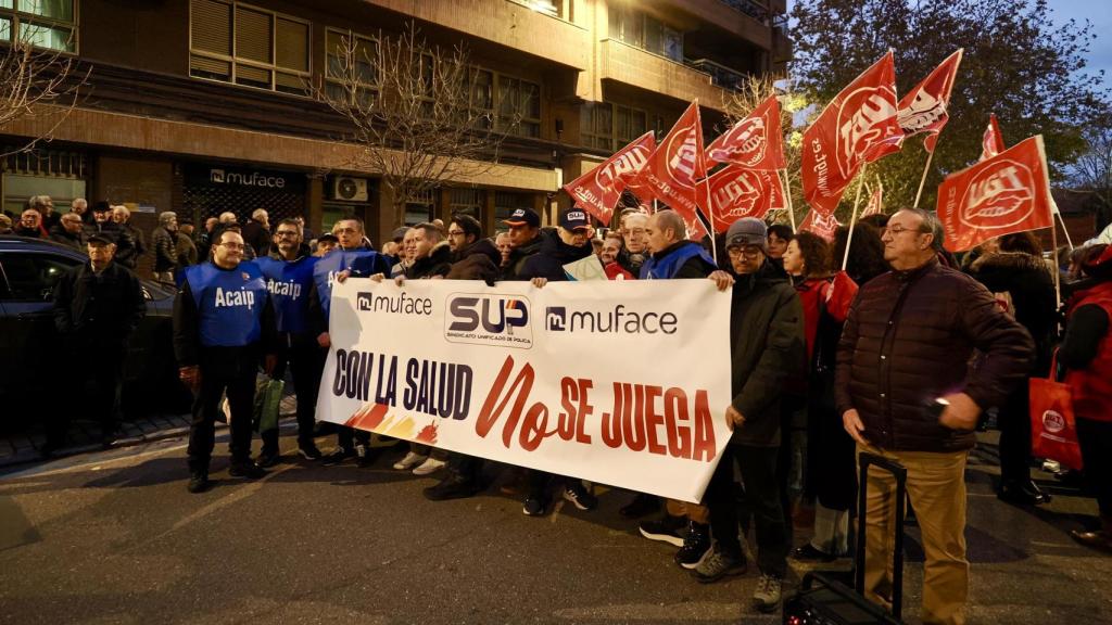 Concentración de Muface en Valladolid