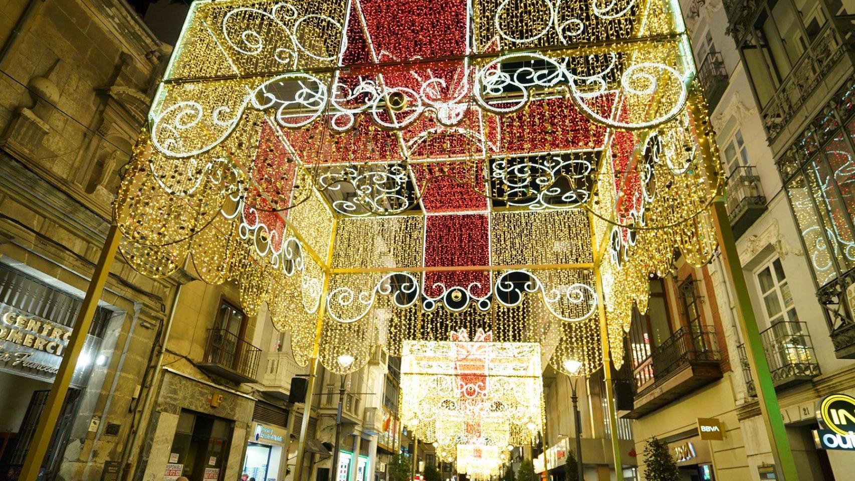 Las luces de Navidad en Valladolid