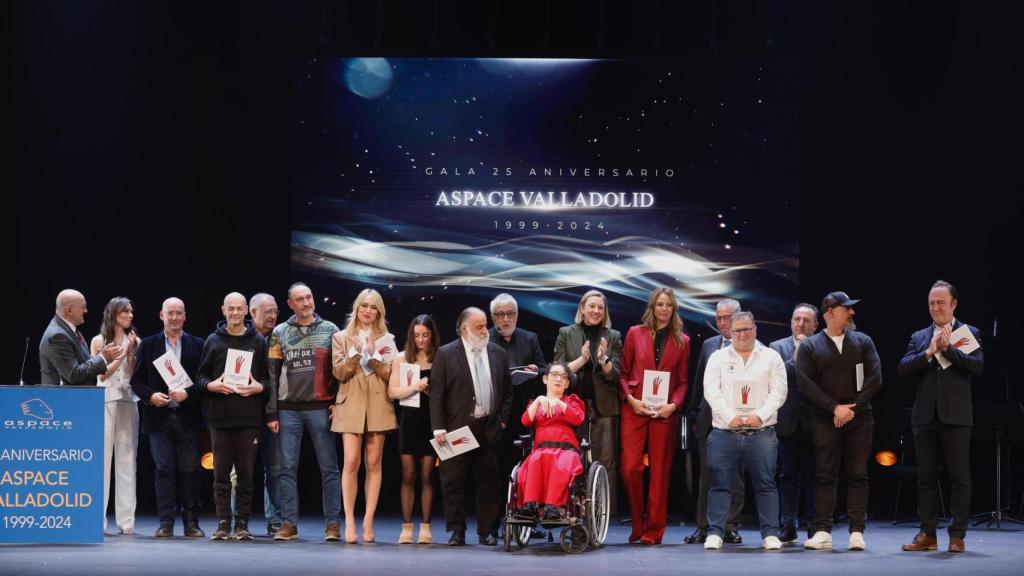 Foto de familia del 25 aniversario de Aspace