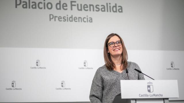 La consejera portavoz del Gobierno regional, Esther Padilla.