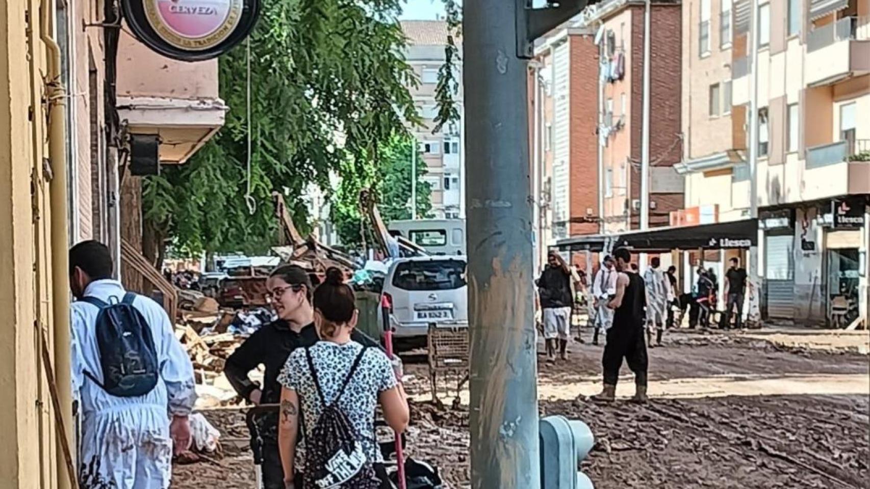 Uno de los bares afectados por la DANA en la Comunidad Valenciana.