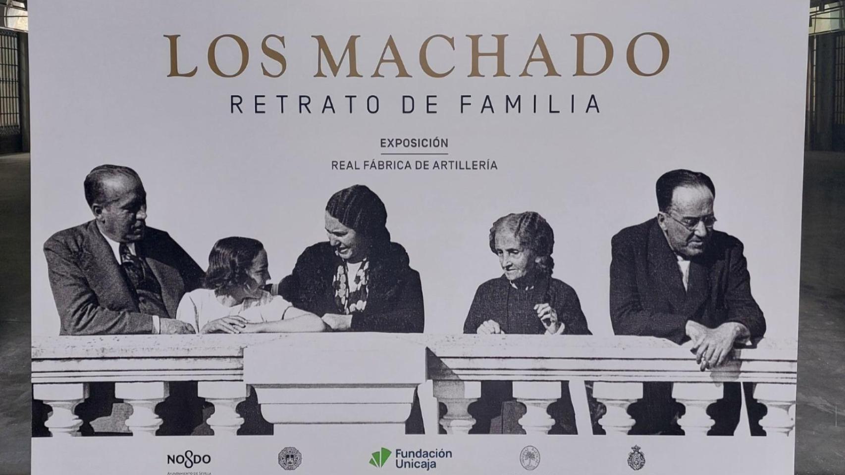 Cartel de la exposición 'Los Machado, retrato de familia'