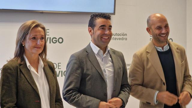 Luisa Sánchez, Luis López y Alejandro Álvarez