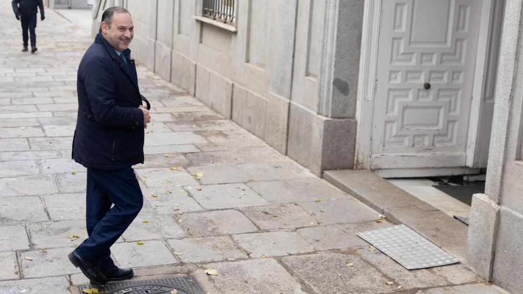 José Luis Ábalos este jueves a su llegada al Tribunal Supremo.