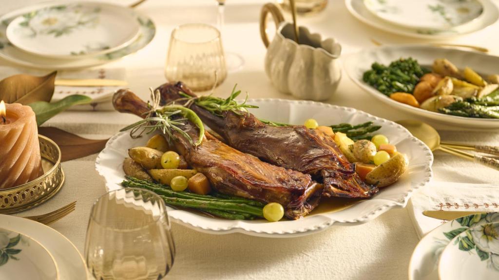 Plato preparado de El Corte Inglés para Navidad.