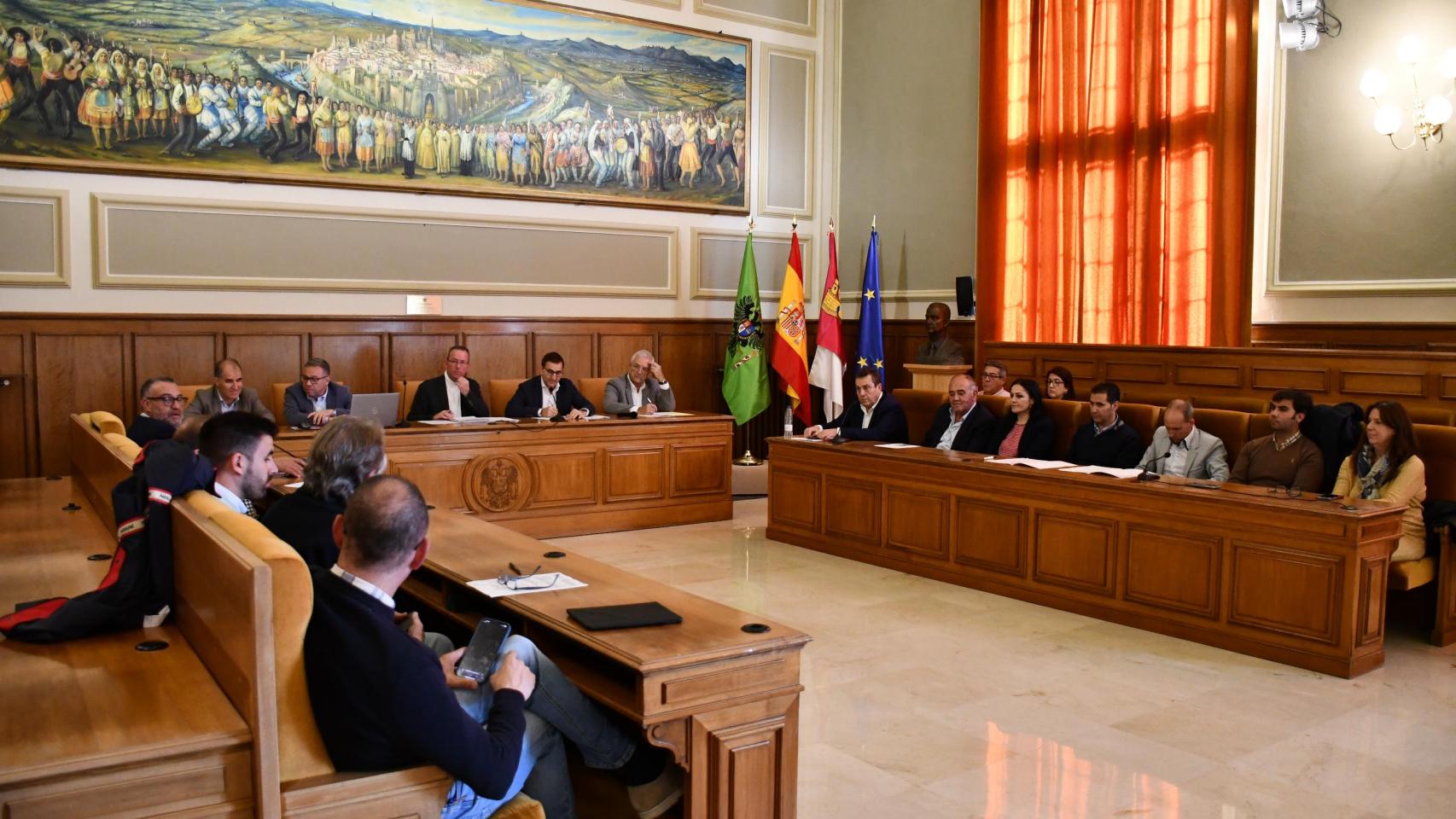 Pleno de la Diputación de Toledo.