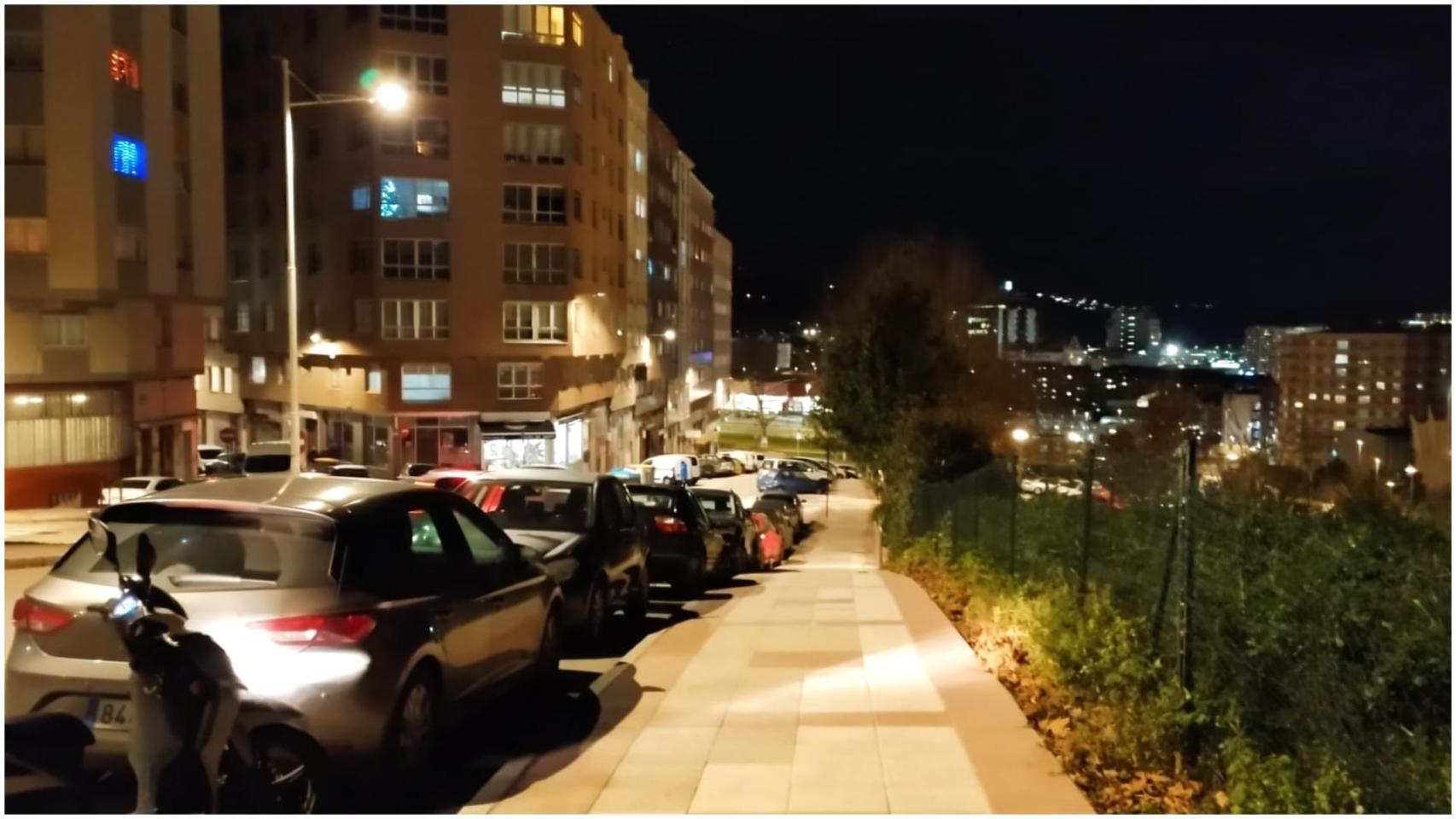 Calle Jernónimo Vázquez Franco, en Eirís, A Coruña