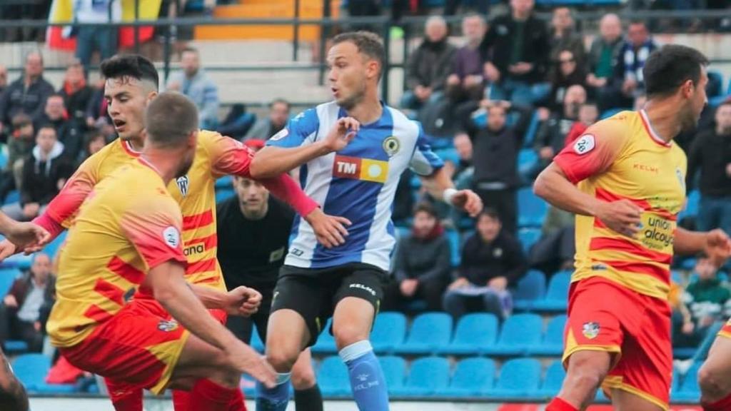 Un Hércules-Alcoyano en la temporada 2018-2019.