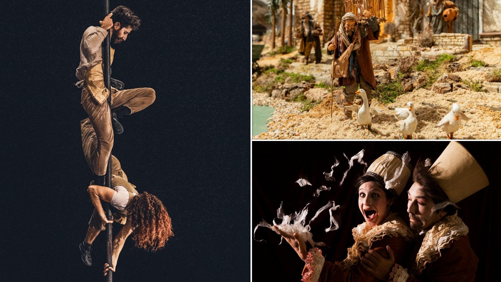 Algunas de las propuestas culturales para la Navidad en Valladolid: Circo Carpa Diem, el belén monumental de Las Francesas y Bianco