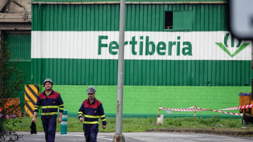 Trabajadores de Fertiberia.