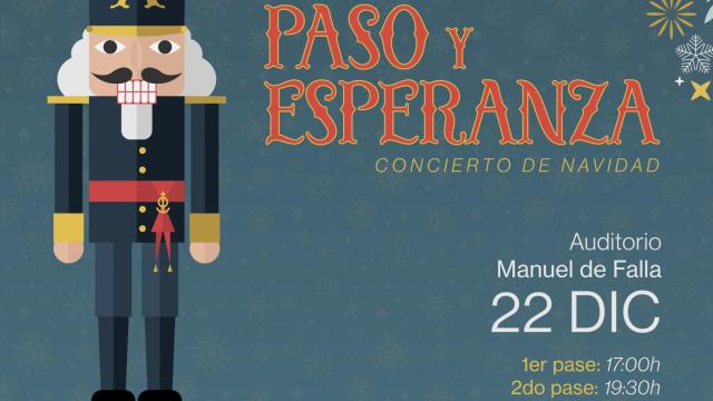 El cartel del concierto.