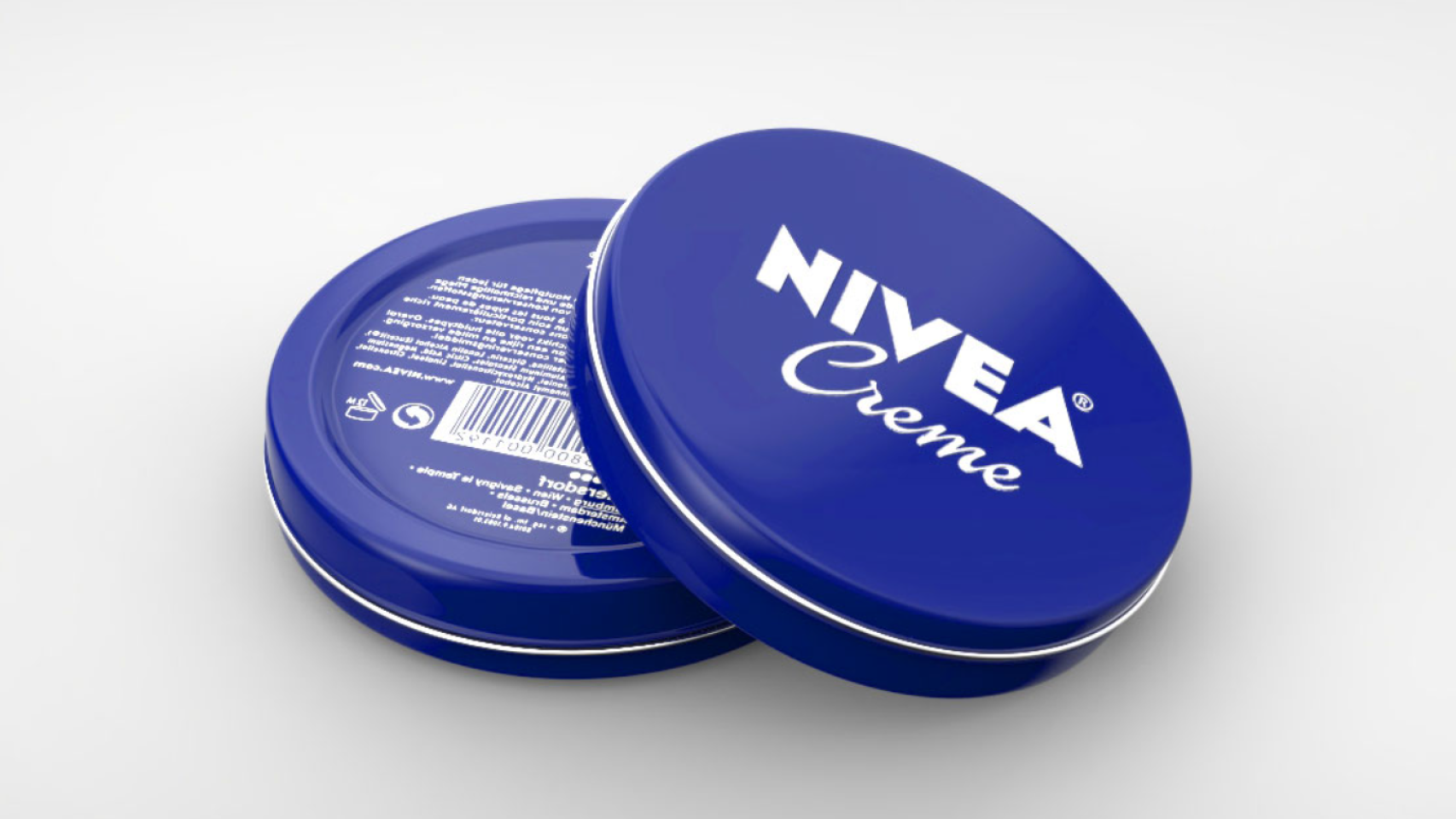 Lata de crema Nivea.