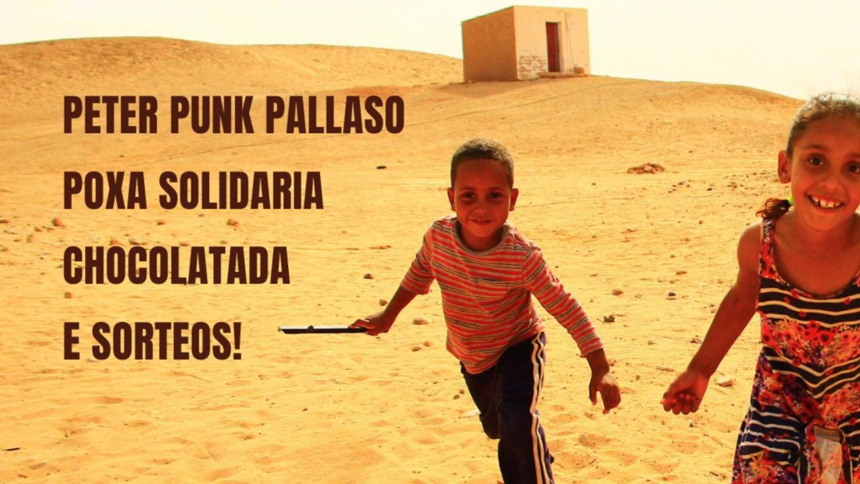 Colchas solidarias de los colegios de Vigo para ayudar al pueblo saharaui.