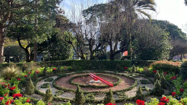 Reloj en los Jardines de Méndez Núñez