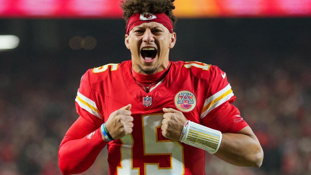 Patrick Mahomes, durante un partido de los Kansas City Chiefs