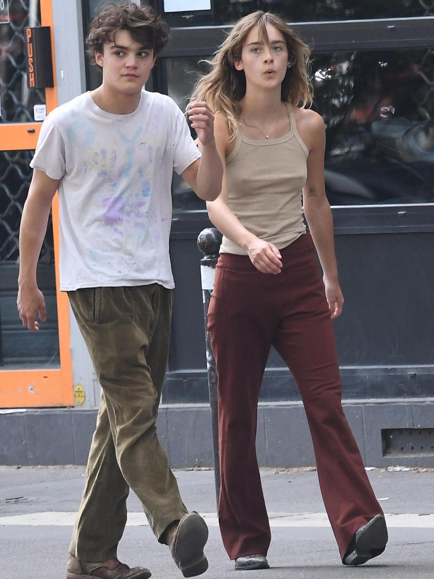 Jack Depp y Camille Jansen en París