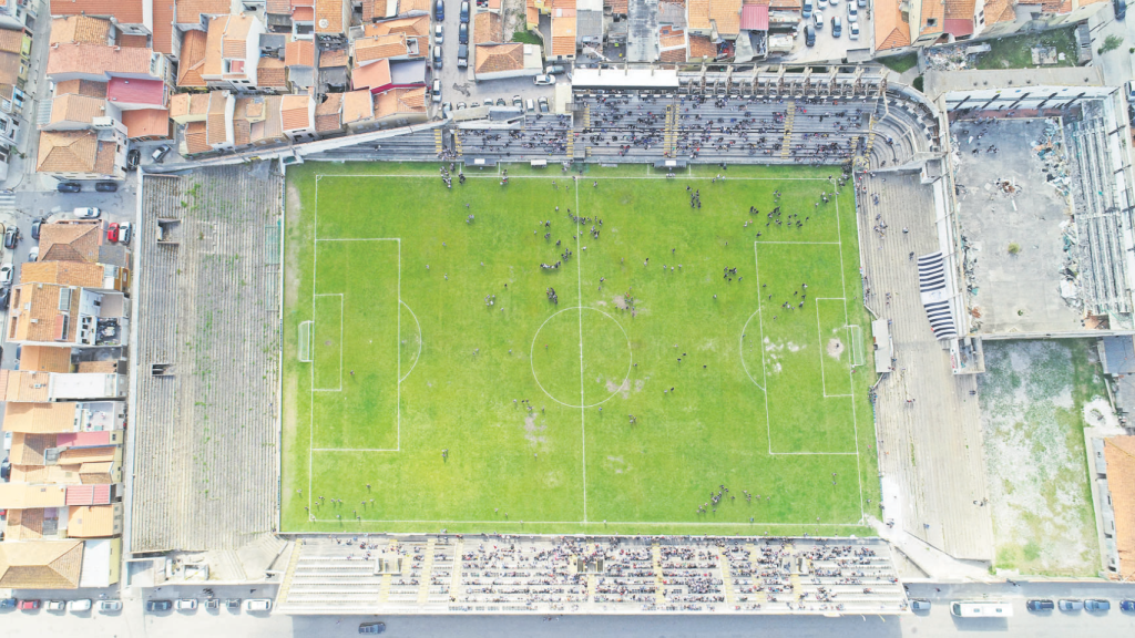 El antiguo estadio del Sporting Clube de Espinho