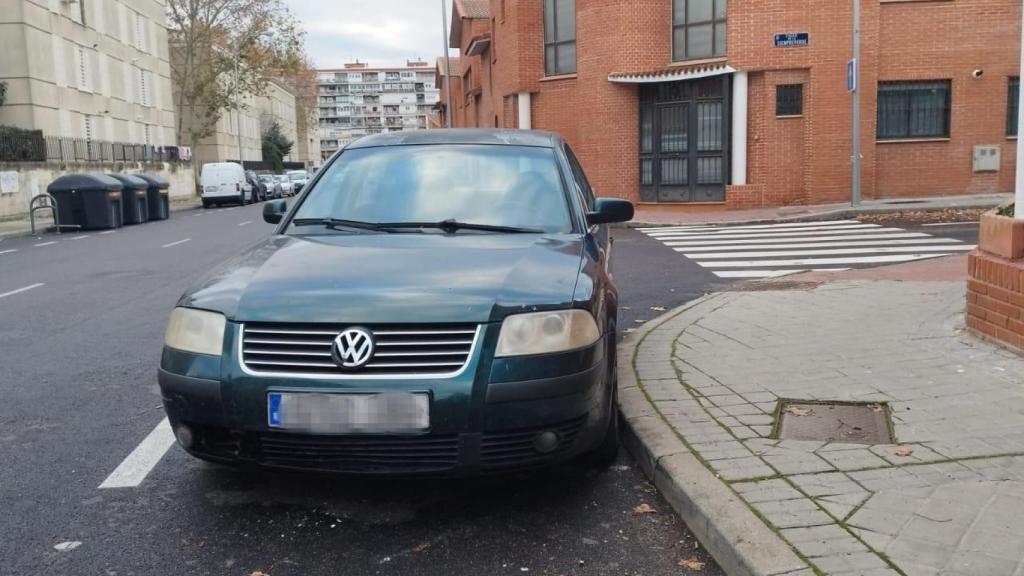 Vehículo 'sin etiqueta' utilizado por Armando y Laura en Madrid.