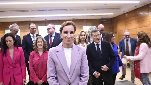 La ministra de Sanidad, Mónica García, durante el pleno del Consejo Internacional del Sistema Nacional de Salud (CISNS) del pasado mes de octubre.