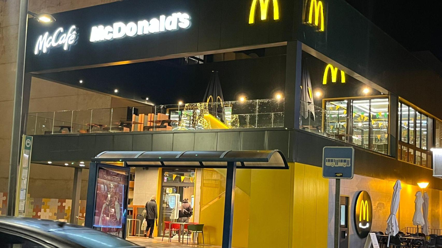 El nuevo McDonald´s que se ha abierto en Benalmádena.