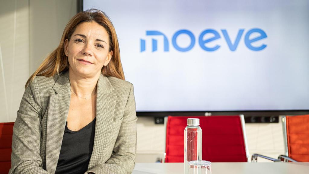 La directora de nueva movilidad de Moeve en las oficinas de la compañía en Madrid.