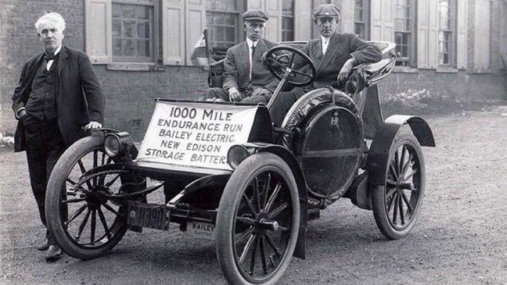 Uno de los primeros coches eléctricos de la historia.