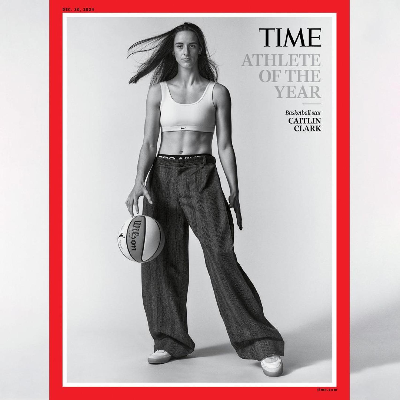 Caitlin Clark, portada de la revista TIME