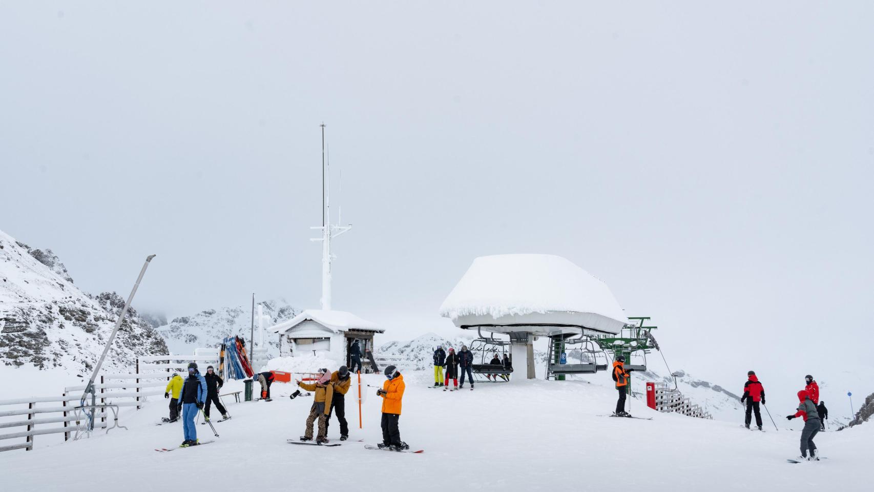 La estación de esquí de Formigal este sábado.