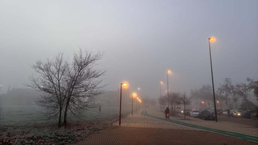 Imagen de niebla en Valladolid