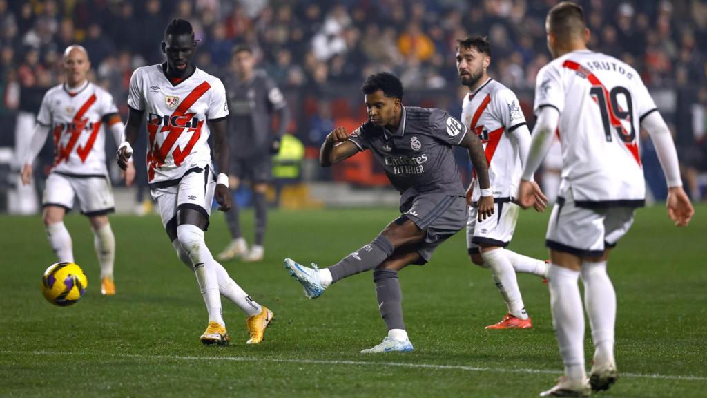 Rodrygo, durante el Rayo - Real Madrid